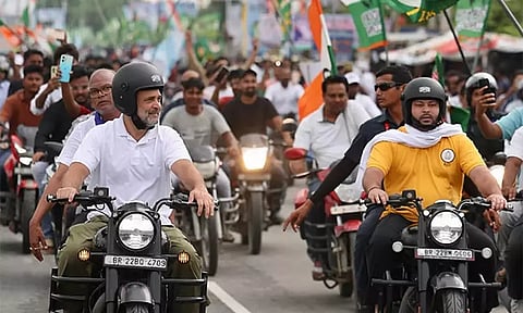 பீகாரில் வாக்குகளை திருட அனுமதிக்க மாட்டோம்: ராகுல் காந்தி