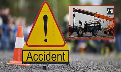 உ.பி.: டிராக்டர்-கன்டெய்னர் லாரி மோதல்; 8 பேர் பலி