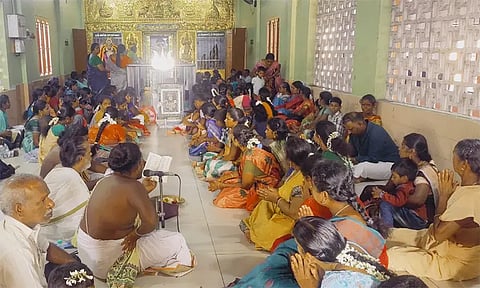 ராஜாளிக்காடு அங்காளம்மன் கோவிலில் லட்சார்ச்சனை விழா