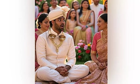 தாலி கட்டியதும் மாப்பிள்ளைக்கு சாட்டை அடி; ஆந்திராவில் வினோத சடங்கு