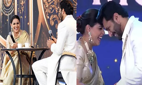 “சந்தோஷ் சுப்ரமணியம்” பட காட்சியை ரீகிரியேட் செய்த ஜெனிலியா - ரவி மோகன்