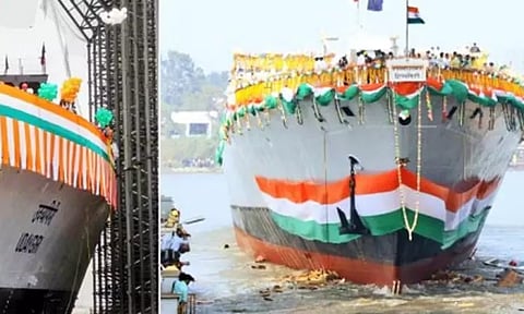 ஐஎன்எஸ் உதயகிரி, ஹிம்கிரி: இந்திய கடற்படையில் புதிதாக 2 கப்பல்கள் சேர்ப்பு
