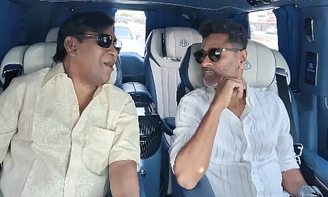 ஜாலியாக வைப் பண்ணும் பிரபுதேவா - வடிவேலு; இணையத்தில் வைரலாகும் வீடியோ