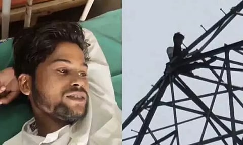 ‘கொழுந்தியாளை விரும்புகிறேன்...’ திருமணம் செய்து வைக்க கோரி வாலிபர் விநோத போராட்டம்