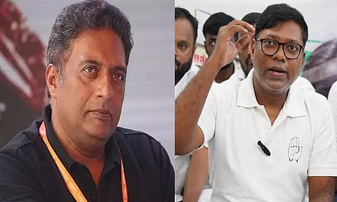 சசிகாந்த் செந்தில் உண்ணாவிரத போராட்டத்துக்கு நடிகர் பிரகாஷ் ராஜ் ஆதரவு