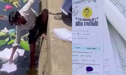 வைகை ஆற்றில் மனுக்கள் வீசப்பட்ட விவகாரம்; தாசில்தார் இடமாற்றம், 7 பேர் மீது ஒழுங்கு நடவடிக்கை
