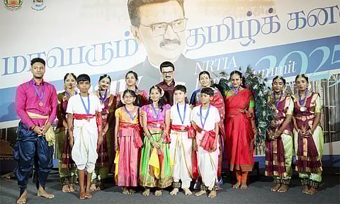 வாழ்வதும், வளர்வதும் தமிழும் தமிழ் இனமுமாய் இருக்க வேண்டும்: ஜெர்மனியில் மு.க.ஸ்டாலின் பேச்சு