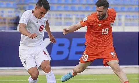 நேஷன்ஸ் கோப்பை கால்பந்து: ஈரானுக்கு எதிராக இந்தியா தோல்வி