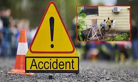 அரியானா: கனமழையால் பள்ளி வாகனம் மீது முறிந்து விழுந்த மரம்; மாணவர்கள் காயம்?