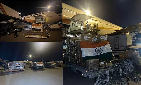 இந்தியா அனுப்பிய 21 டன் நிவாரணப் பொருட்கள் ஆப்கானிஸ்தான் சென்றடைந்தது