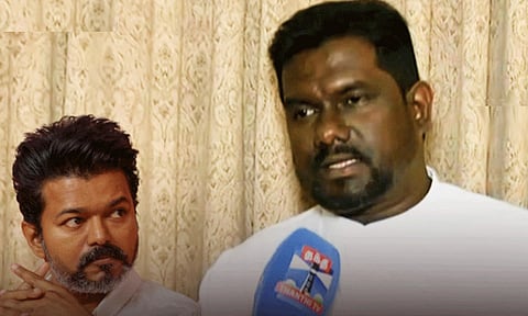 கச்சத்தீவு எங்களுக்கே சொந்தம்; சென்னை வந்த இலங்கை மந்திரி சுந்திரலிங்கம் பிரதீப் பேட்டி