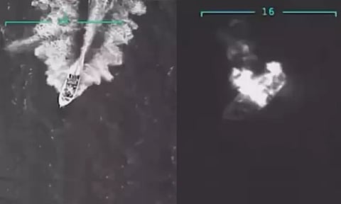 எல்லைக்குள் ஊடுருவ முயற்சி.. வெனிசுலா கப்பல் மீது அமெரிக்க ராணுவம் நடத்திய தாக்குதலில் 11 பேர் பலி