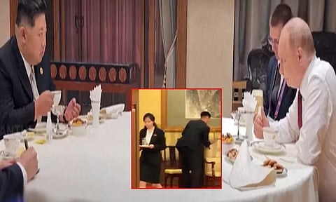 கிம் ஜாங் உன் பயன்படுத்திய பொருட்களை துடைத்த உதவியாளர்கள்: காரணம் என்ன?