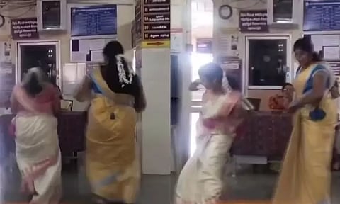 ஓணம் கொண்டாட்டம்: அரசு ஆஸ்பத்திரியில் குத்தாட்டம் போட்ட பெண் ஊழியர்கள்