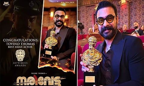 சிறந்த ஆசிய நடிகருக்கான “செப்டிமஸ்” விருதை வென்ற டொவினோ தாமஸ்