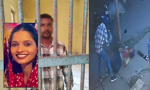 குடும்ப தகராறால் மார்க்கெட்டில் வைத்து மனைவியை சுட்டுக்கொன்ற கணவன்