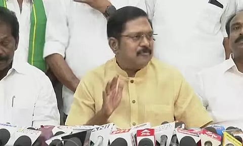 நயினார் நாகேந்திரன் கூட்டணியை சரியாக கையாளவில்லை - டிடிவி தினகரன் குற்றச்சாட்டு