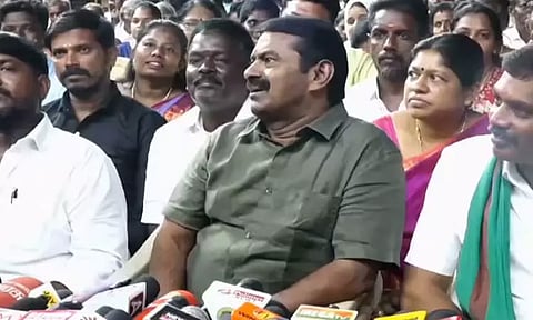 ‘பரந்தூர் விமான நிலைய திட்டத்திற்கு அ.தி.மு.க.வே காரணம்' - சீமான்