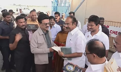 தமிழகம் திரும்பிய முதல்-அமைச்சர் மு.க.ஸ்டாலின்