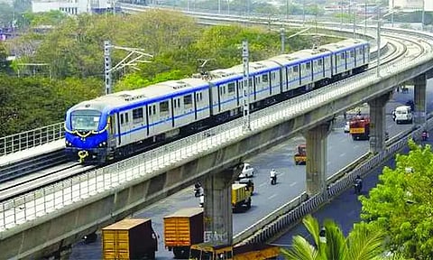 கோயம்பேடு-அசோக்நகர் இடையே மெட்ரோ ரெயில் சேவை நிறுத்தம்