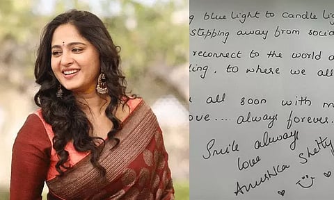 Anushka Shetty trades blue light for candle light