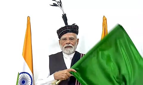 மிசோரம் மாநிலத்தின் முதல் ரெயில் பாதை - பிரதமர் மோடி தொடங்கி வைத்தார்