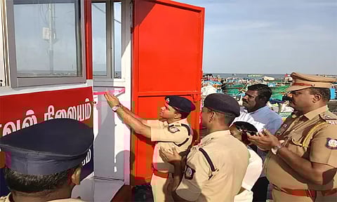 தூத்துக்குடியில் புதிய புறக்காவல் நிலையம்: எஸ்.பி. ஆல்பர்ட் ஜான் திறந்து வைத்தார்