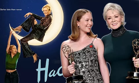 The series ''Hacks'', which won 3 Emmy Awards...can be watched on which OTT?