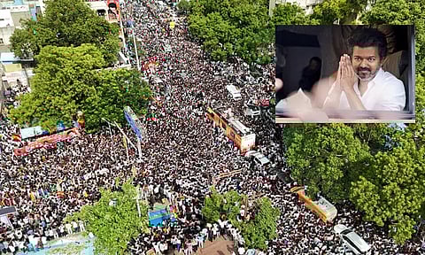 கட்டுக்கடங்காத கூட்டம்....சுற்றுப்பயண திட்டத்தை மாற்றிய விஜய்