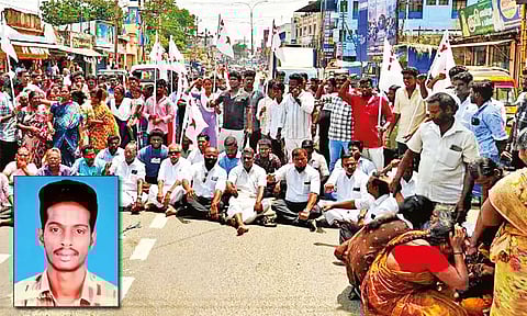 மயிலாடுதுறை அருகே பயங்கரம்: வாலிபர் சரமாரி வெட்டிக்கொலை.. காதல் விவகாரம் காரணமா..?