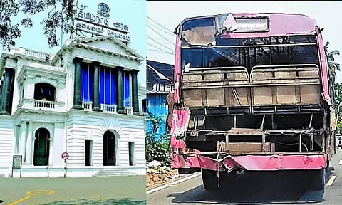 நொறுங்கிய நிலையில் மகளிர் விடியல் பஸ்? - தமிழக அரசு விளக்கம்