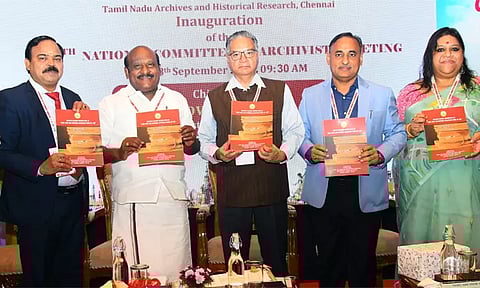 சென்னையில் 50-வது தேசிய ஆவணக்காப்பாளர்கள் குழுக் கூட்டம் - அமைச்சர் கோவி.செழியன் தொடங்கி வைத்தார்