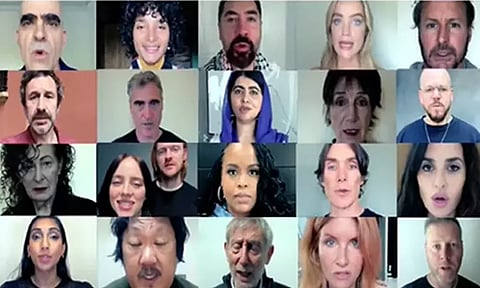 காசா போர் நிறுத்தத்திற்காக ஒன்றிணைந்து குரல் கொடுத்த ஹாலிவுட் நட்சத்திரங்கள்