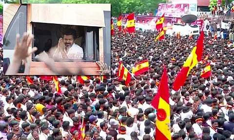 விஜய் பிரசாரம்: தொண்டர்களுக்கு தவெக முக்கிய அறிவுரை