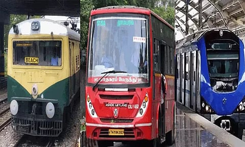 பஸ், மின்சார ரெயில், மெட்ரோவில் ஒரே டிக்கெட்டில் பயணம்