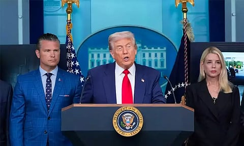 வாஷிங்டன் டி.சி. அழகாகவும், பாதுகாப்பாகவும் உள்ளது; தன்னைத்தானே புகழ்ந்து கொண்ட டிரம்ப்