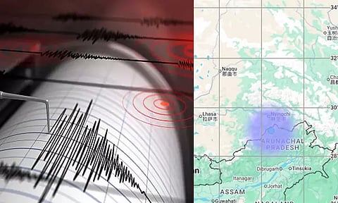 அருணாச்சல பிரதேசத்தில் நிலநடுக்கம் - ரிக்டர் அளவில் 3.2 ஆக பதிவு