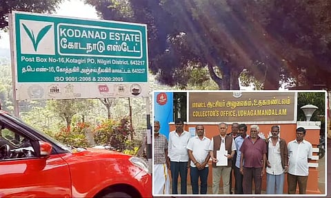 கோடநாடு எஸ்டேட் நிர்வாகத்தினர் பல்வேறு கட்டுப்பாடுகளை விதிப்பதாக 2 கிராம மக்கள் புகார்