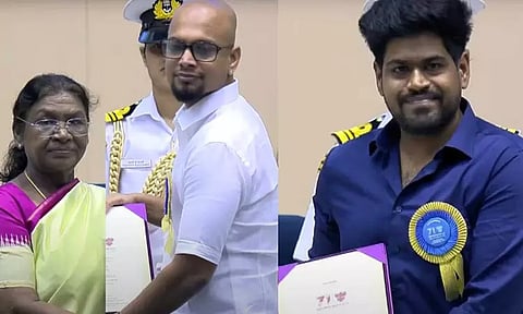 71வது தேசிய திரைப்பட விருதுகள்: 3 தேசிய விருதை பெற்ற ‘பார்க்கிங்’ படக்குழு