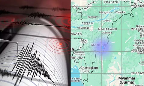 மணிப்பூரில் நிலநடுக்கம் : ரிக்டர் அளவில் 3.2 ஆக பதிவு