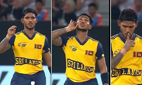 இந்தியாவுக்கு எதிராக சதம் அடித்ததை வித்தியாசமாக கொண்டாடிய நிசங்கா.. வீடியோ வைரல்