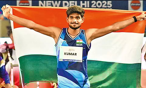 உலக பாரா தடகளம்: தங்கம் வென்ற இந்திய வீரர் சைலேஷ் குமார்
