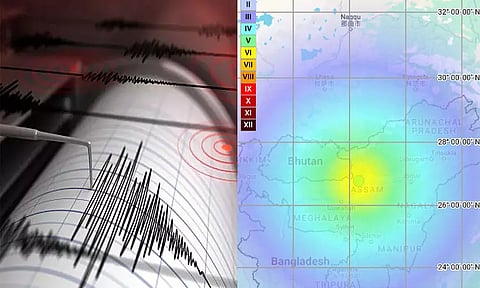 அசாமில் நிலநடுக்கம்: ரிக்டர் அளவில் 3.5 ஆக பதிவு