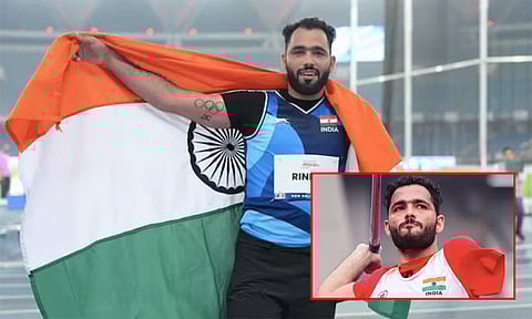 உலக பாரா தடகளம்: ஈட்டி எறிதலில் தங்கம் வென்ற இந்திய வீரர் ரிங்கு ஹூடா