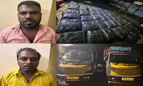 இலங்கைக்கு கடத்த முயன்ற ரூ.80 லட்சம் மதிப்புள்ள பீடி இலைகள் பறிமுதல்: 2 பேர் கைது
