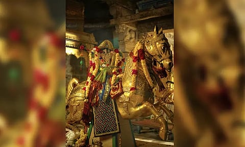 சிறப்பு அலங்காரத்தில் சவுரிராஜ பெருமாள்