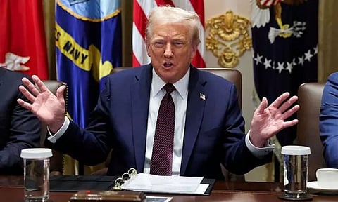 காசா அமைதி ஒப்பந்தம்: ஹமாஸ் அமைப்புக்கு 5-ந்தேதி இறுதி கெடு விதித்த டிரம்ப்; இல்லையென்றால்...