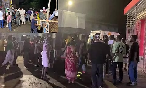 துர்கா சிலை கரைப்பின்போது மோதல்: 7 பேருக்கு கத்திக்குத்து