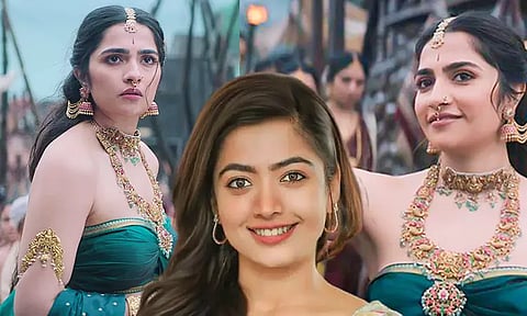 rukmini vasanth reaction national crush tagline