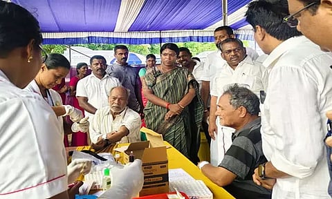 கன்னியாகுமரி: நலம் காக்கும் ஸ்டாலின் மருத்துவ முகாம்களில் இதுவரை 14,786 பேர் பயன்- கலெக்டர் தகவல்